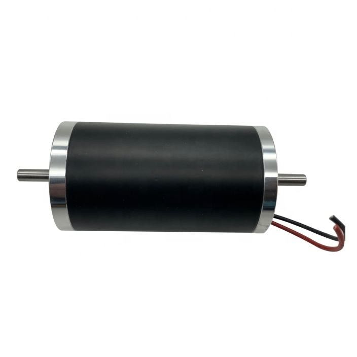 size 52mm 52ZYT Series Brushed Electrical Micro PM DC Motor Equivalent To Gr53 Up To 200w Replaceable Brushes Version