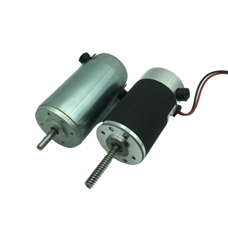 size 52mm 52ZYT Series Brushed Electrical Micro PM DC Motor Equivalent To Gr53 Up To 200w Replaceable Brushes Version